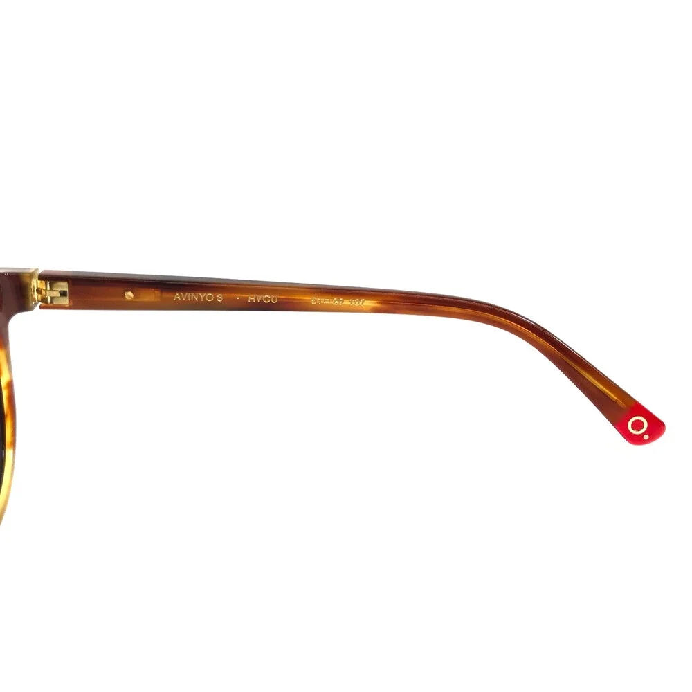 Etnia Barcelona Sunglasses AVINYO 3 HVCU Havana Frames w/ Blue Polarized Lenses